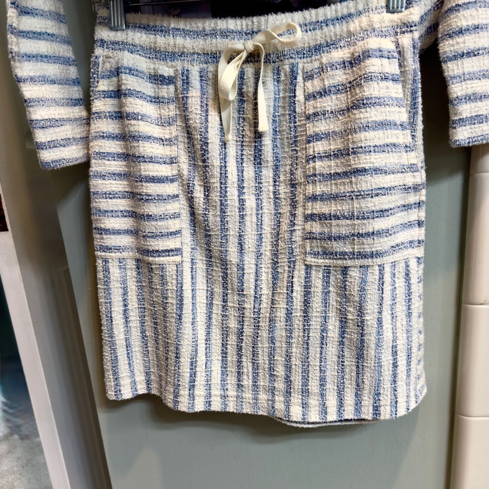 Lou & Grey Striped Knit Pencil Skirt